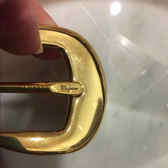 Ferragamo light tan belt